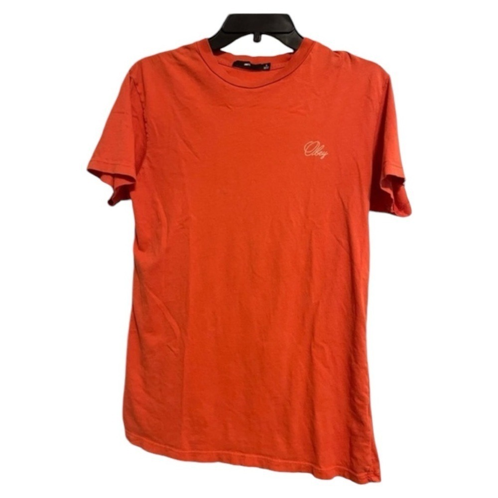 OBEY Boy's Orange T-Shirt-Size Boys S